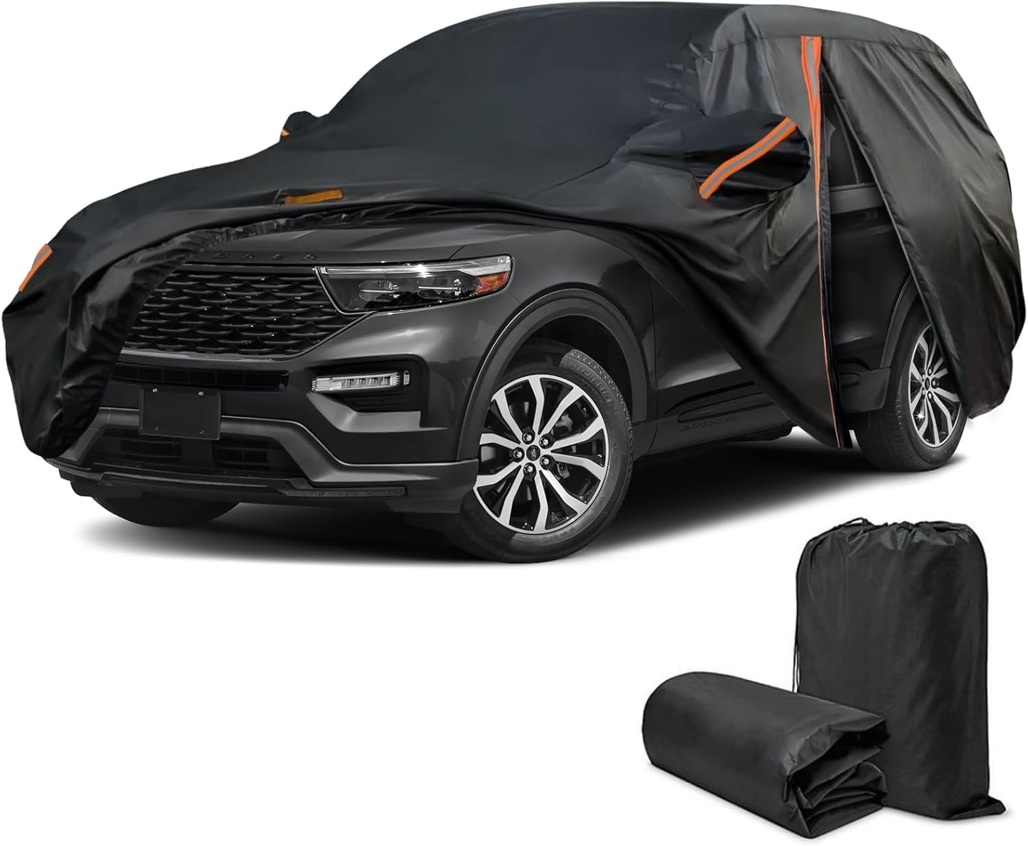 Car Cover for Ford Explorer 1991-2025, SUV Full Car Cover Waterproof All Weather