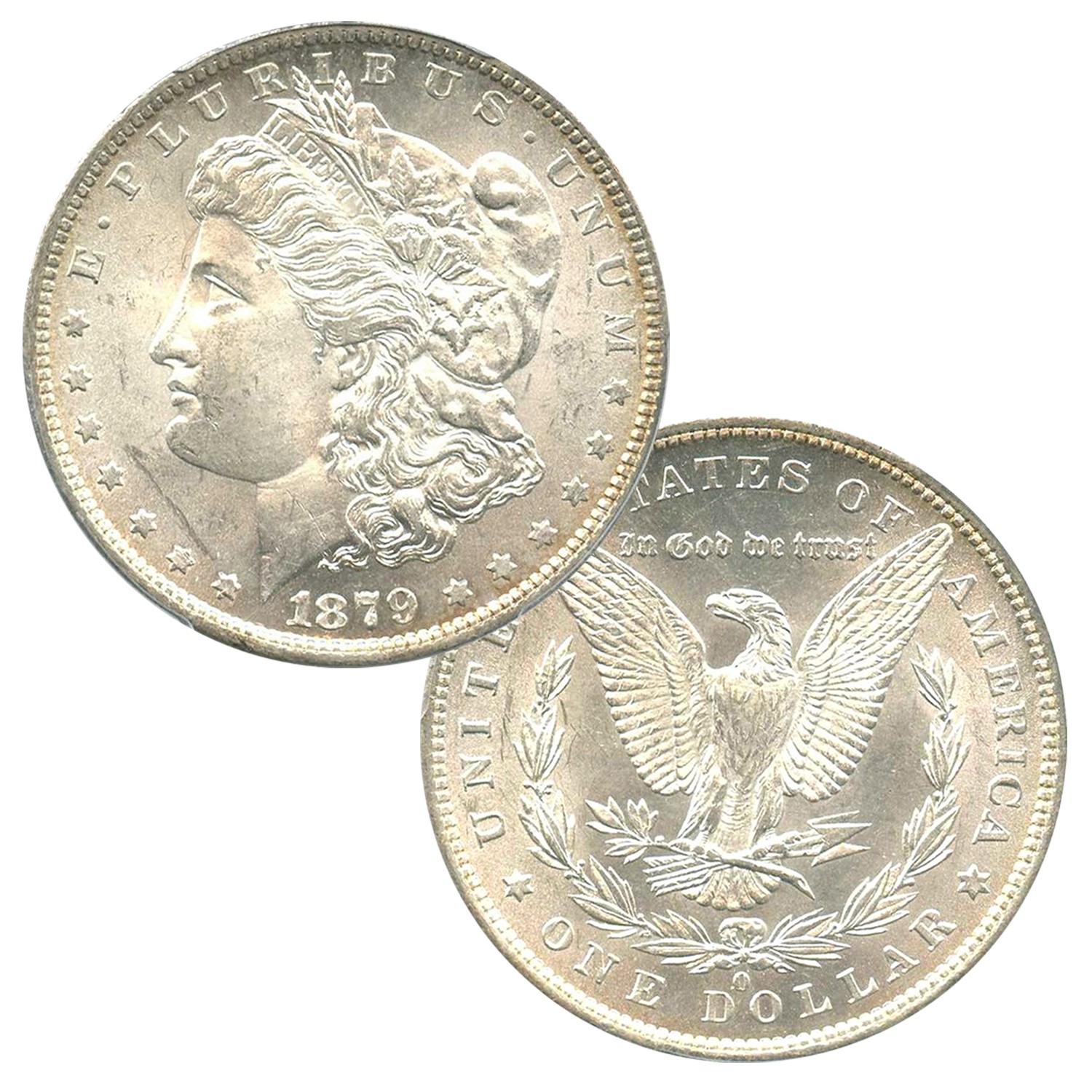 USA 1878-1904 Morgan Dollar 90% Silver Coin Brilliant Uncirculated - Random Date USA 1878-1904 Morgan Dollar 90% Silver Coin Brilliant Uncirculated - Random Date