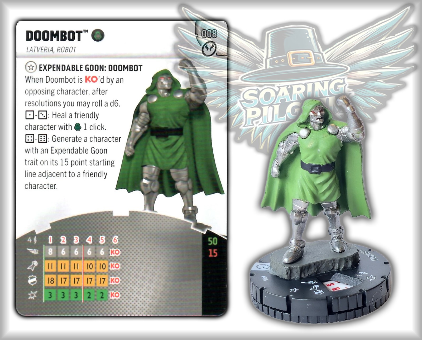 Marvel Heroclix DOOMBOT - 008 - COMMON Thunderbolts Set