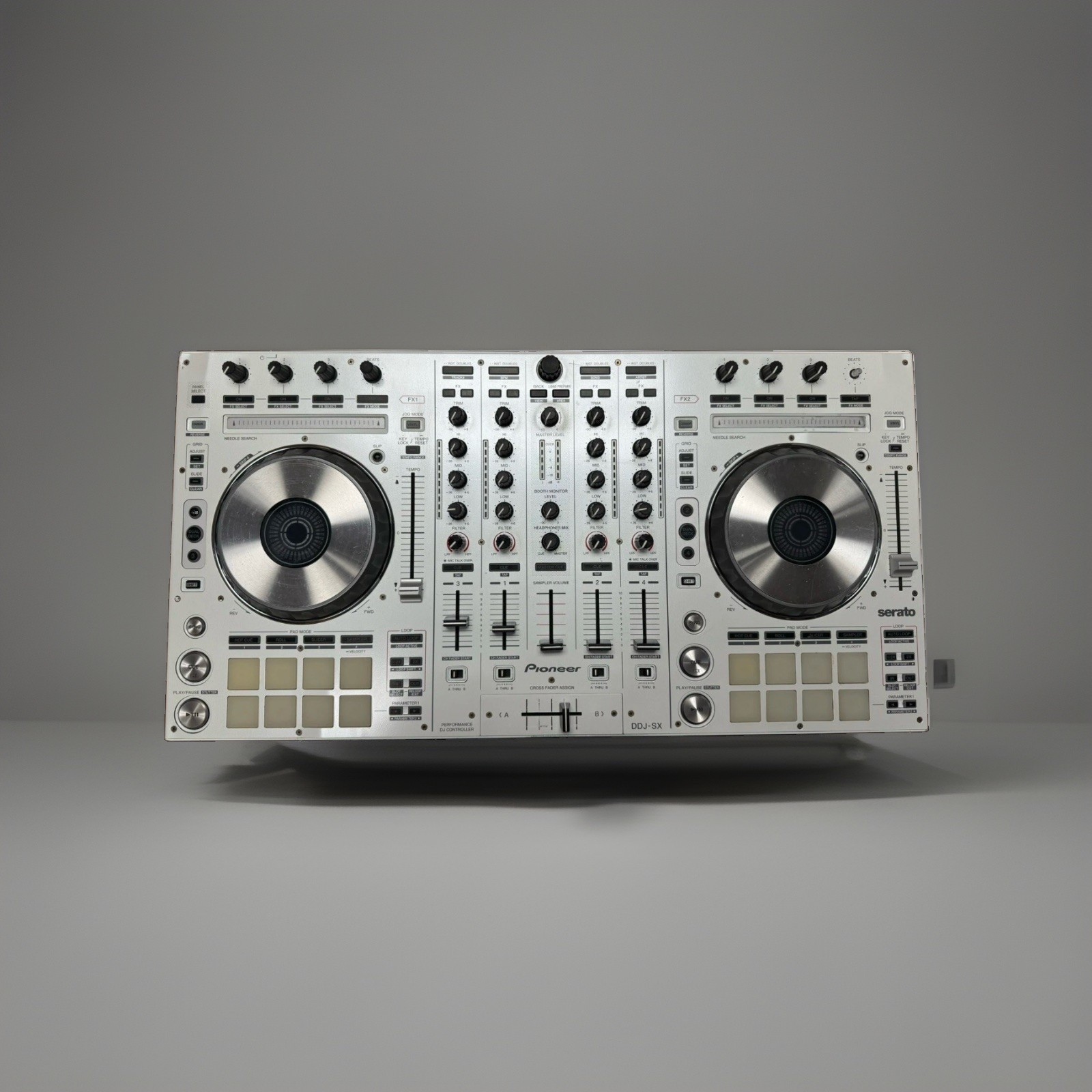 Pioneer DJ DDJ-SX 4-Channel DJ Controller Limited Edition White W/ Cover &Box