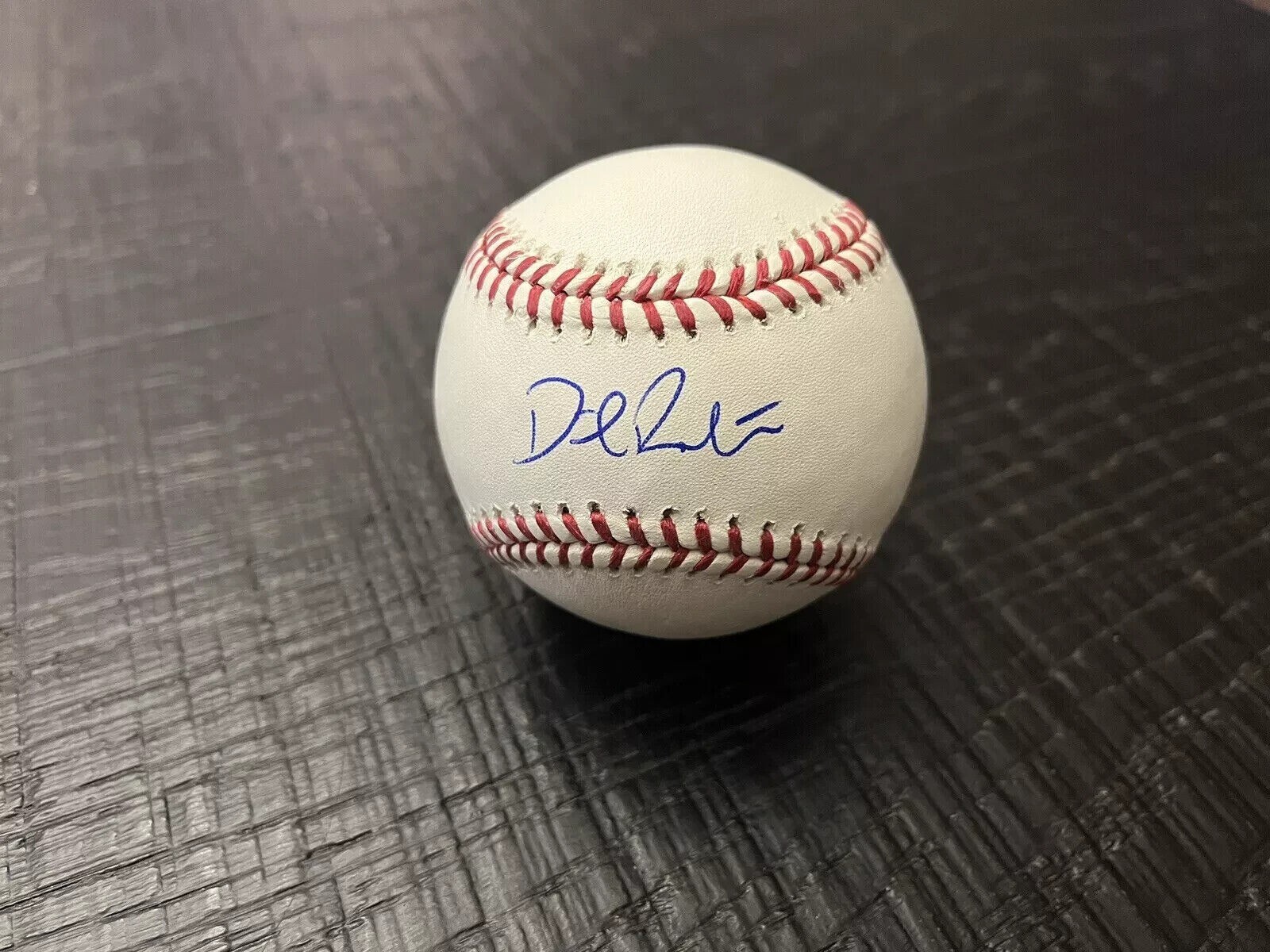 Daniel Robertson Signed ROMLB Baseball Auto Autograph Rays A\'s