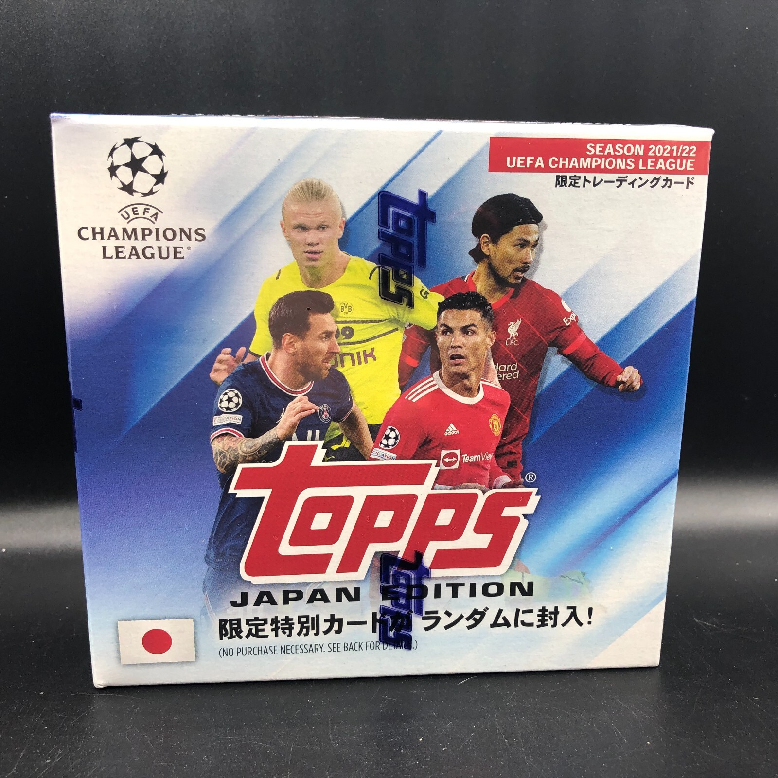 Topps 2021-2022 UEFA Champions League Soccer Japan Edition Factory Sealed Box Topps 2021-2022 UEFA Champions League Soccer Japan Edition Factory Sealed Box