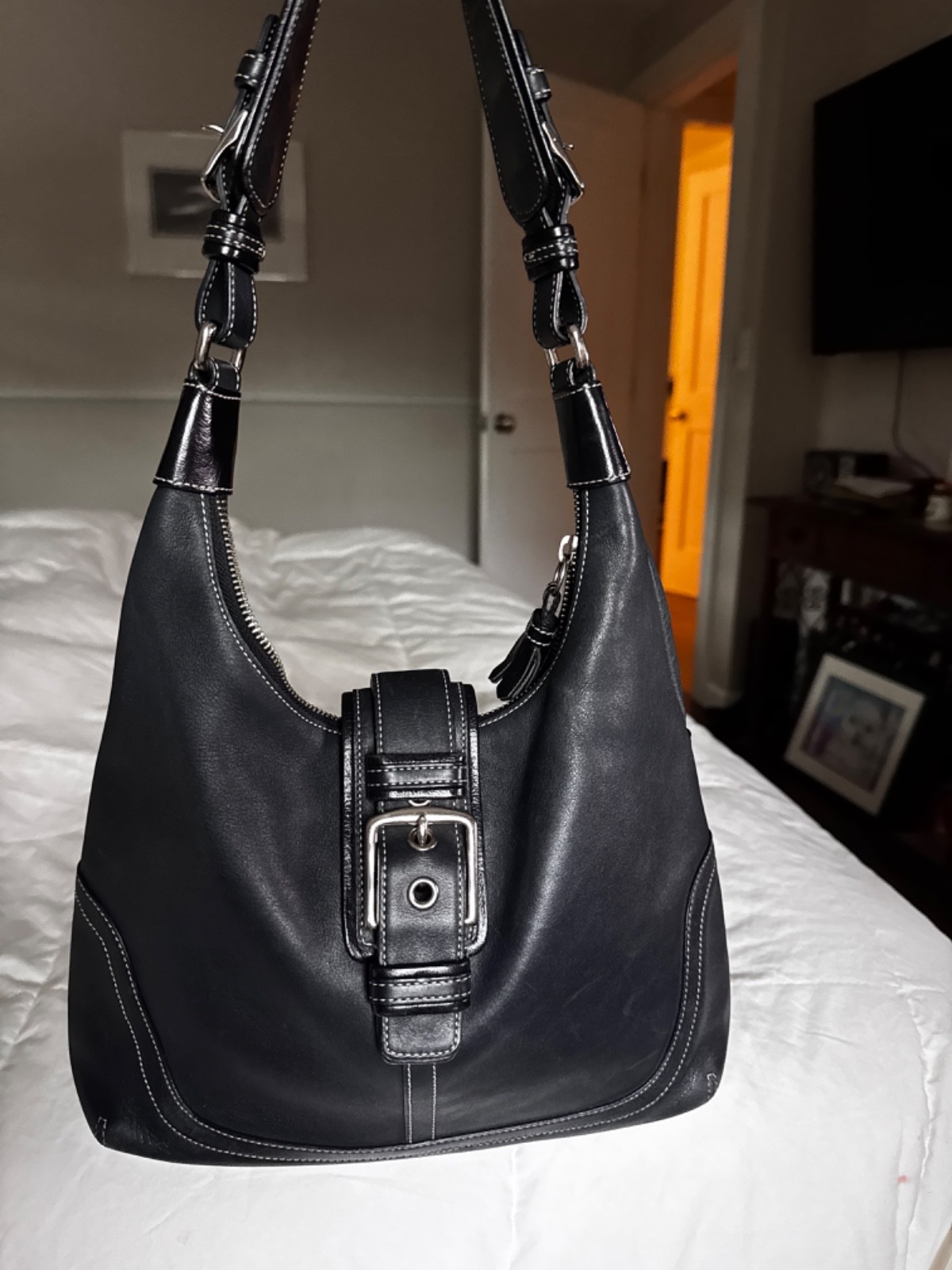 Vintage COACH 7463 Soho/Hamptons hobo shoulder bag Y2K 2004 - original dust bag Vintage COACH 7463 Soho/Hamptons hobo shoulder bag Y2K 2004 - original dust bag