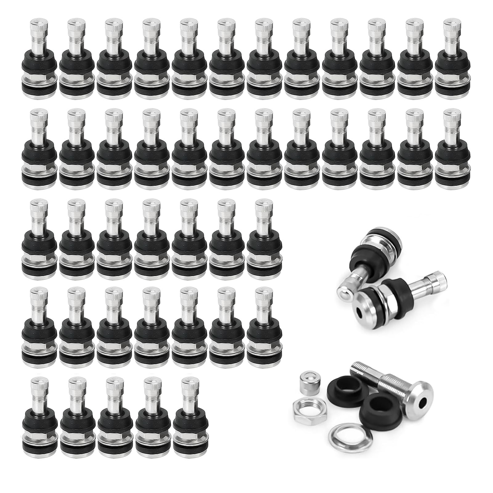 50 TR416 Metal Valve Stems for .453\ 50 TR416 Metal Valve Stems for .453\