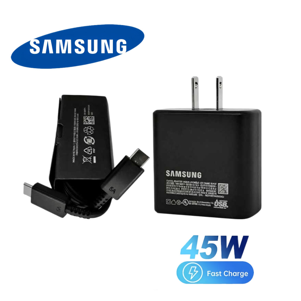 Original Samsung Galaxy S25/S24/S23 +/Ultra 45W USB-C Super Fast Charger & Cable