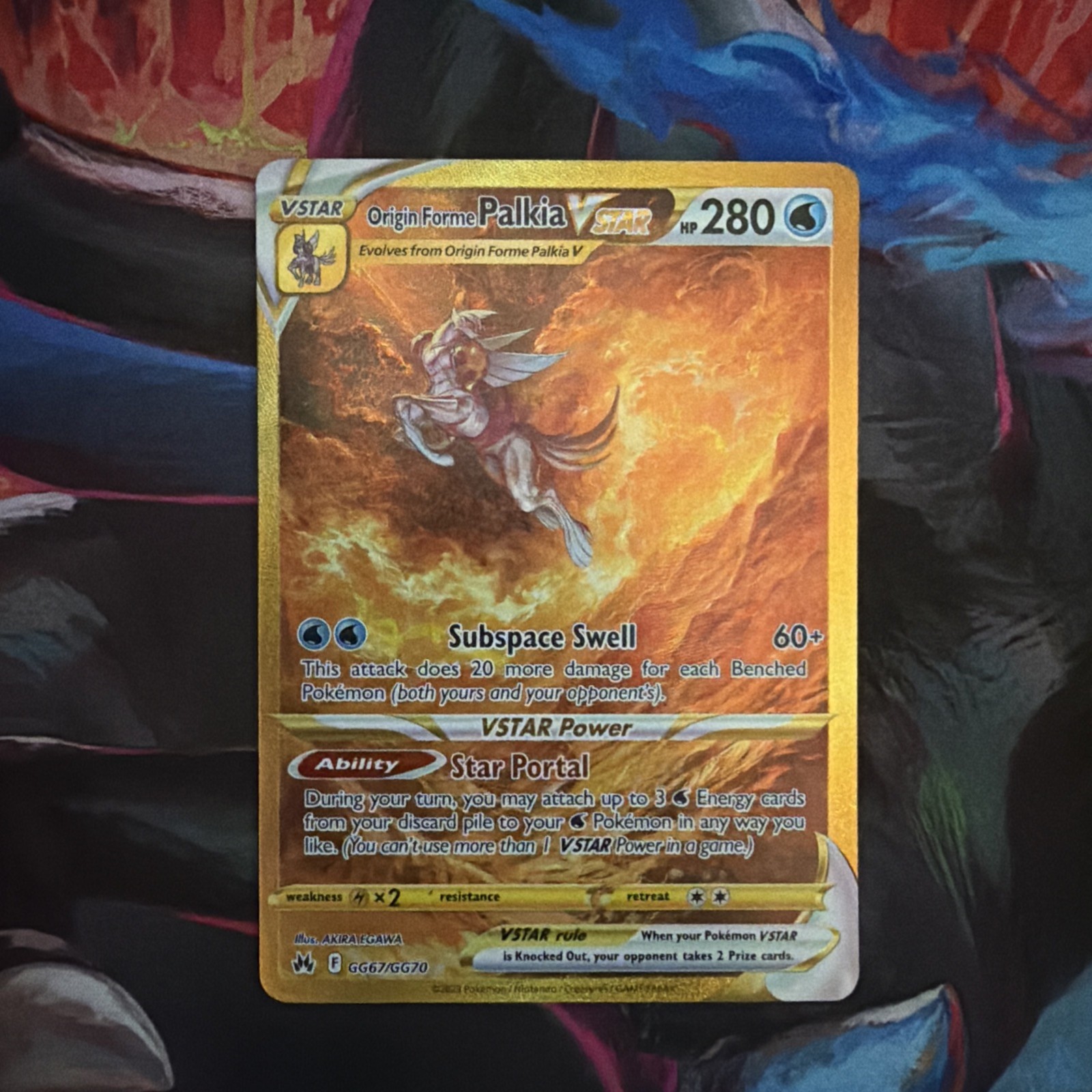 Origin Forme Palkia VSTAR Secret GG67/GG70 SWSH Crown Zenith Galarian Gallery Origin Forme Palkia VSTAR Secret GG67/GG70 SWSH Crown Zenith Galarian Gallery