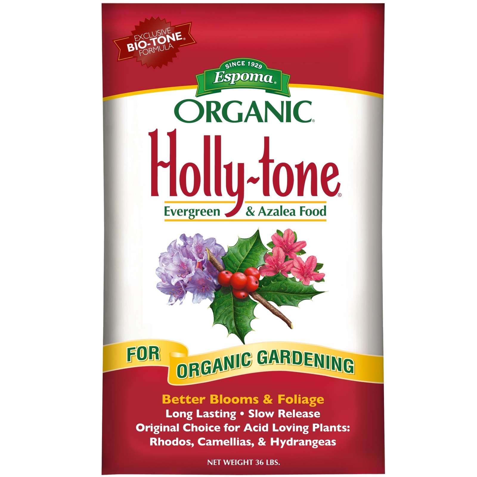 Espoma Organic Holly-tone Evergreen & Azalea Food for Acid Loving Plants, 36lbs Espoma Organic Holly-tone Evergreen & Azalea Food for Acid Loving Plants, 36lbs