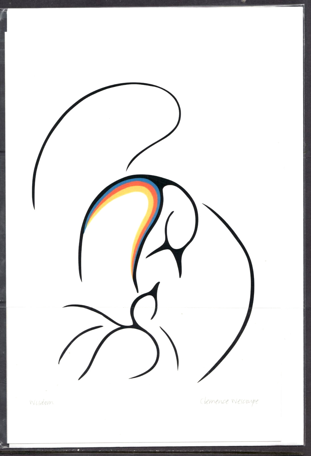 WISDOM - Doves - Ojibwa Woodland - Clemence Wescoupe - New 6\