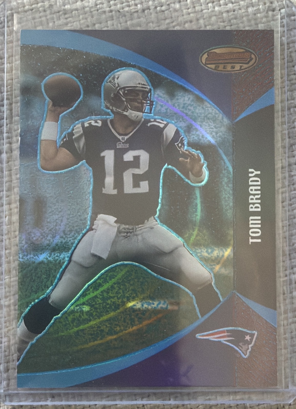 2003 Bowman\'s Best Refractor - Tom Brady #34 Blue /499 2003 Bowman\'s Best Refractor - Tom Brady #34 Blue /499