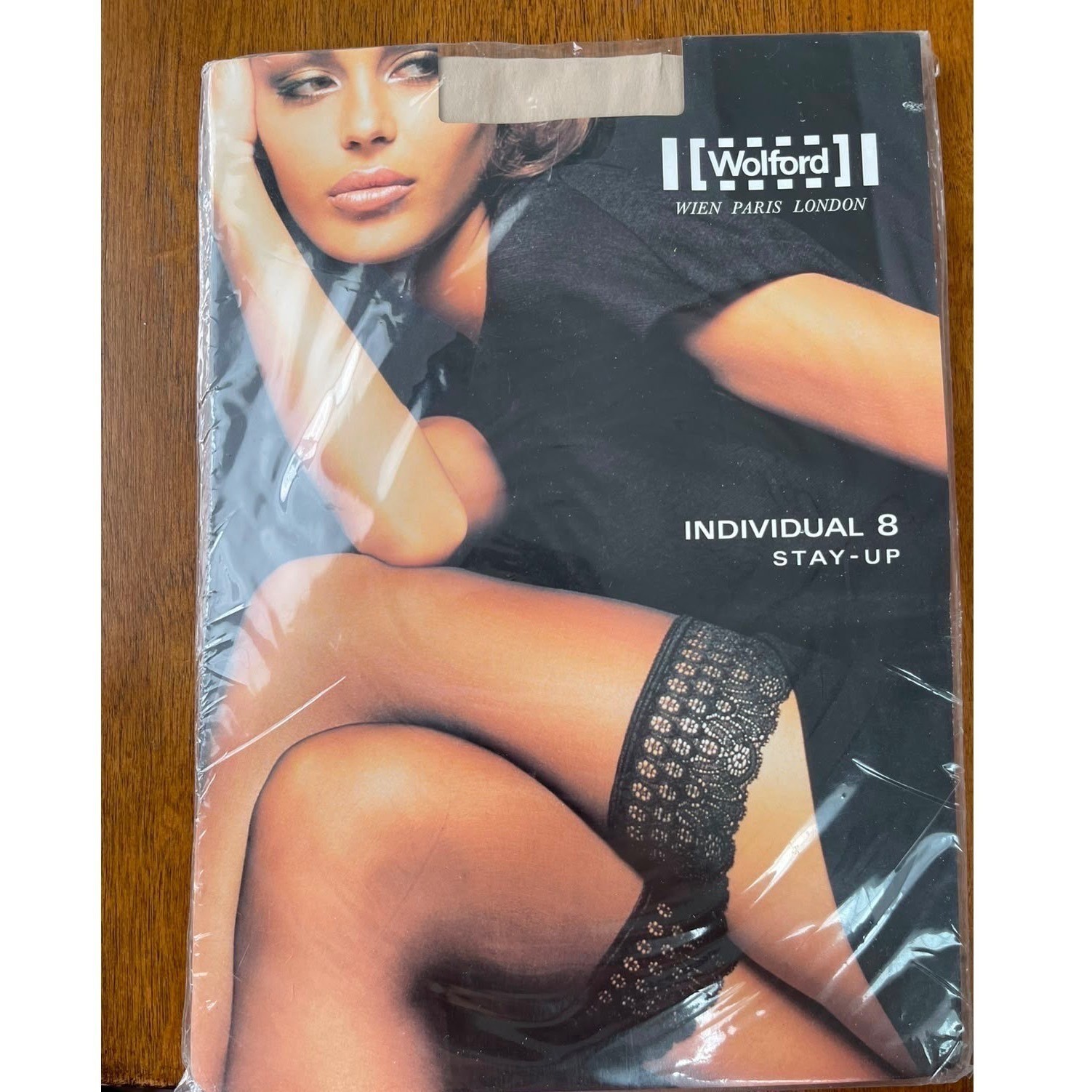 Wolford Individual 8 Stay-Up Stockings Marmor Beige Size Large 21241 NIP Luxury Wolford Individual 8 Stay-Up Stockings Marmor Beige Size Large 21241 NIP Luxury
