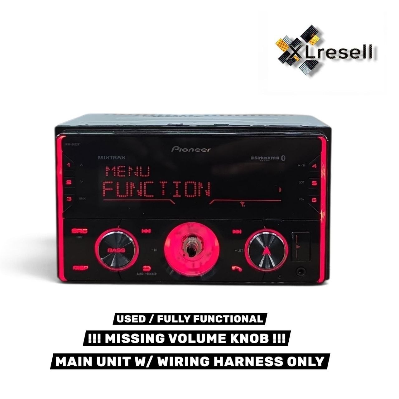Pioneer MVH-S622BS In-Dash Bluetooth Digital Media Receiver USB AM/FM Black Pioneer MVH-S622BS In-Dash Bluetooth Digital Media Receiver USB AM/FM Black