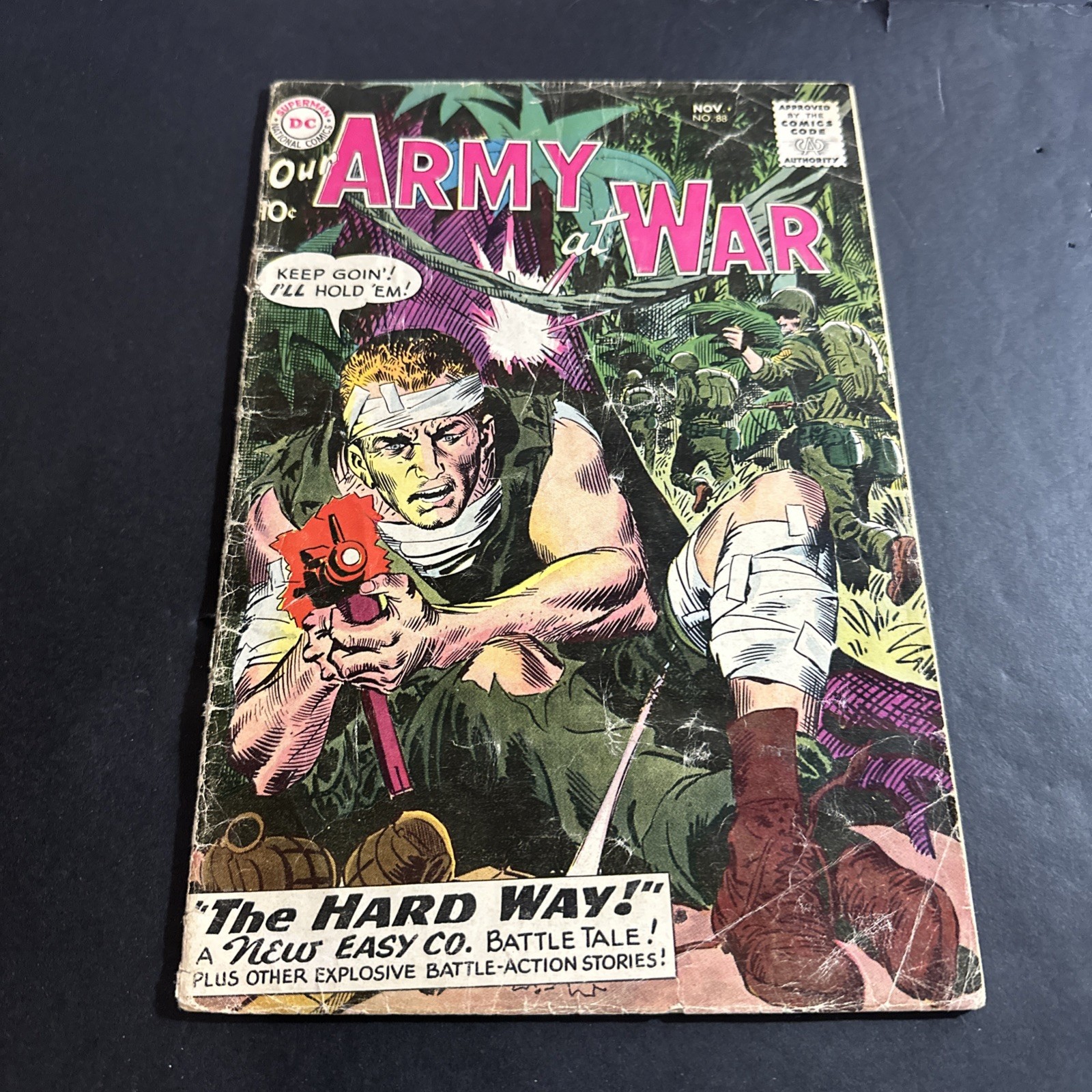 Our Army At War No. 88 1959. War is hell, and Here Comes Easy Company 2.5 Bg13 Our Army At War No. 88 1959. War is hell, and Here Comes Easy Company 2.5 Bg13