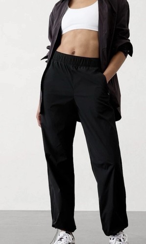 Athleta Black Rise Nylon Pant-Size XL-NWT