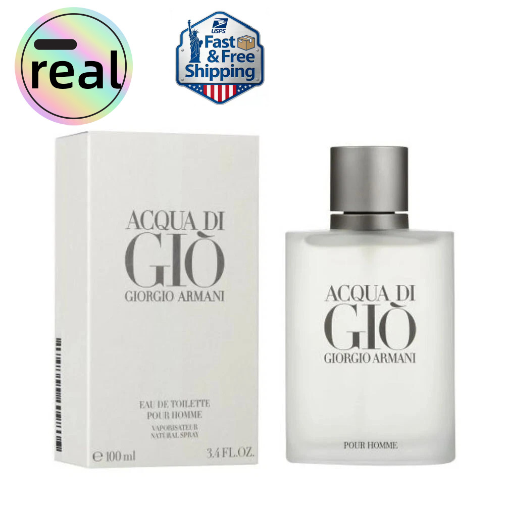 New with box Acqua Di Gio 3.4oz EDT Gift Spray For Men Fast Shipping-US New with box Acqua Di Gio 3.4oz EDT Gift Spray For Men Fast Shipping-US