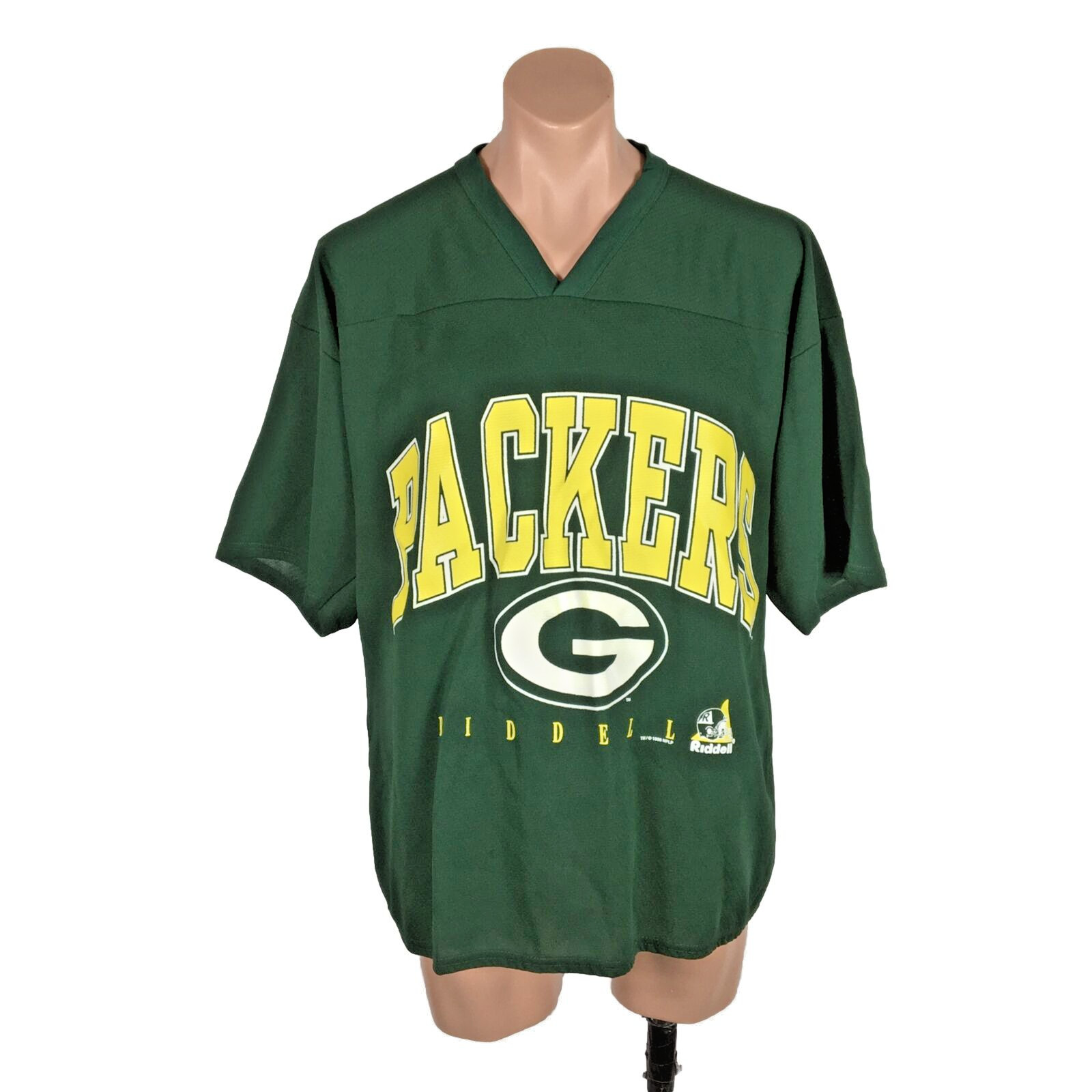 Vintage 1996 Green Bay Packers NFL Football Riddell Mesh Jersey Shirt NWOT XL