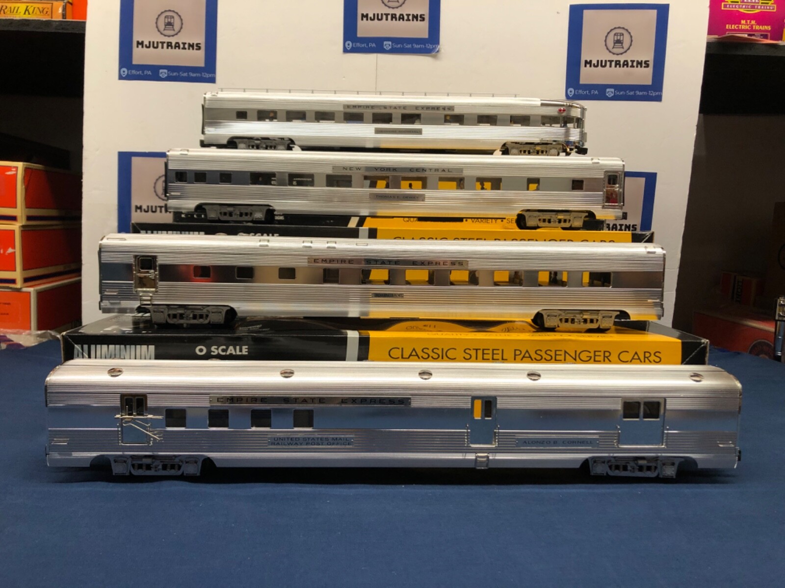 K-line New York Central Empire State Express  21� 4-Car Add Passenger Set K4670M