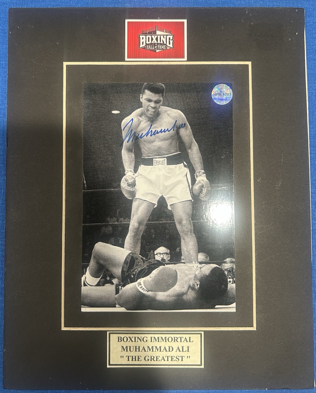 Muhammad Ali Autographed Signed Photo Display - The Greatest- W/ COA Muhammad Ali Autographed Signed Photo Display - The Greatest- W/ COA