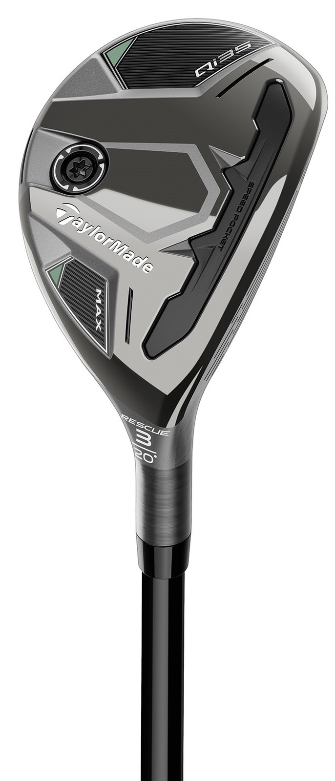 Left Hand TaylorMade Qi35 MAX Rescue 23* 4H Hybrid Reg Fuji Air Speeder Excnt
