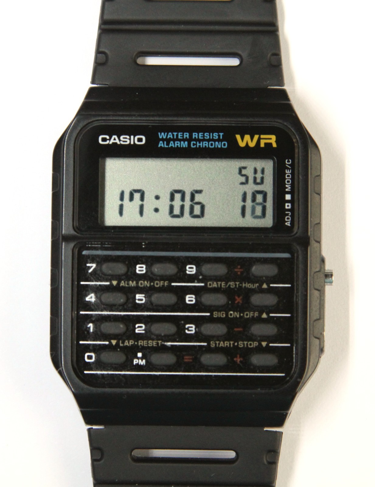 Casio CA53W-1 Calculator, Resin Band Watch Casio CA53W-1 Calculator, Resin Band Watch