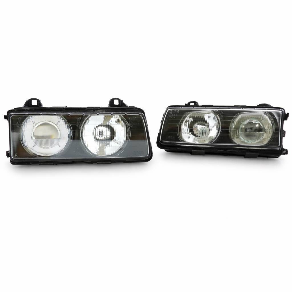 DEPO Glass Lens Projector Euro Headlight For 1992 93 94 95 96 97 98 1999 BMW E36
