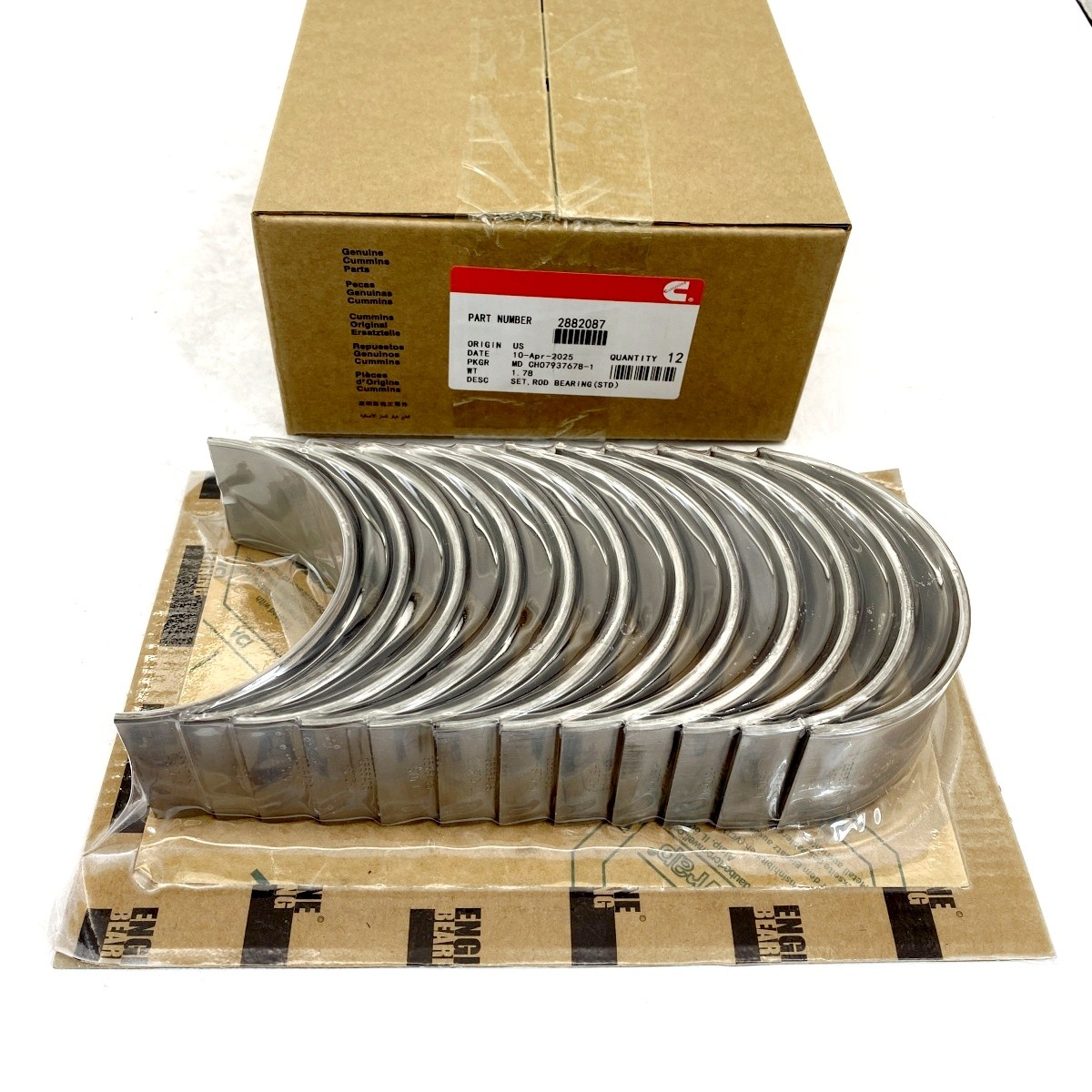 6X Cummins STD Rod Bearing Set For Cummins Engine ISX QSX 15L 2882087 New 6X Cummins STD Rod Bearing Set For Cummins Engine ISX QSX 15L 2882087 New