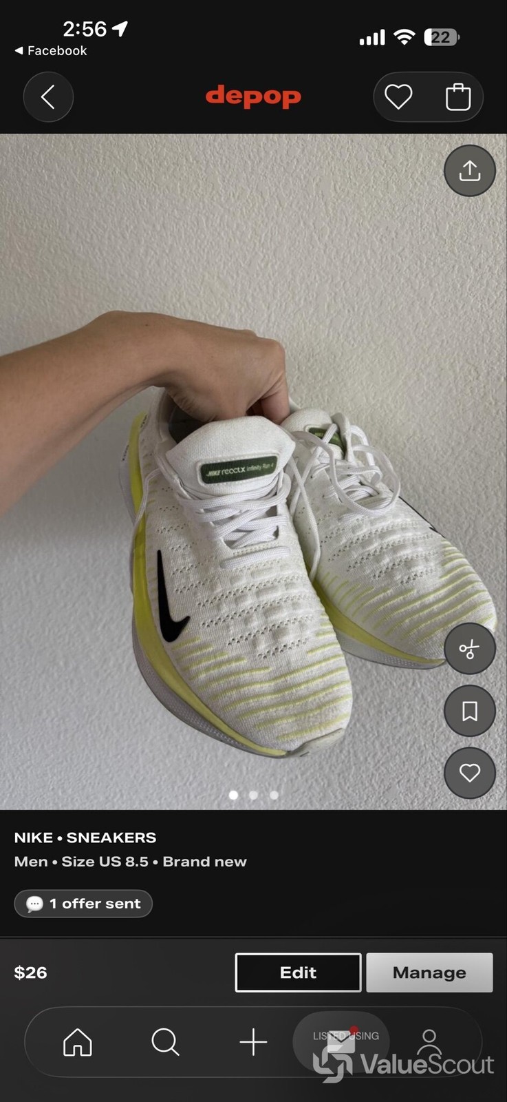 Nike ReactX Infinity Run 4 White 2023–2024