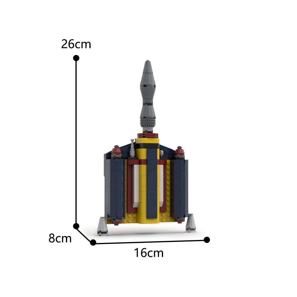 YOUFOY Jetpack Model 296 Pieces Construction & Building Toys from TV Show