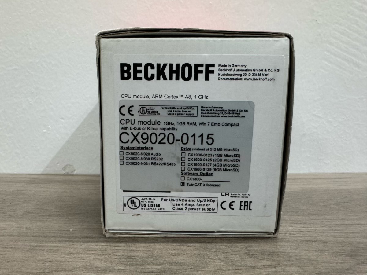  1PC Beckhoff CX9020-0115 PLC Module CX90200115 In Box Brand new