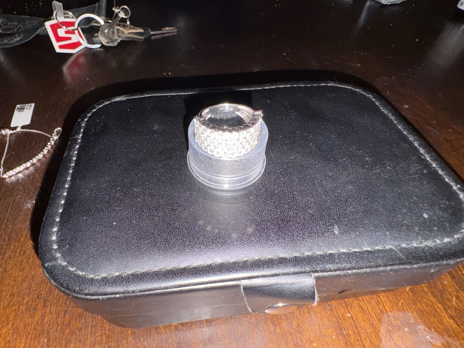 5.0 Carat Lab Grown Diamond Size 6 Ring 925 Silver