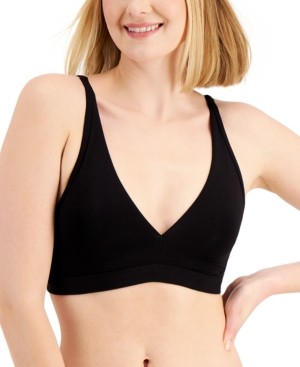 Alfani Women\'s Essential Unlined Bralette - Classic Black, L Alfani Women\'s Essential Unlined Bralette - Classic Black, L