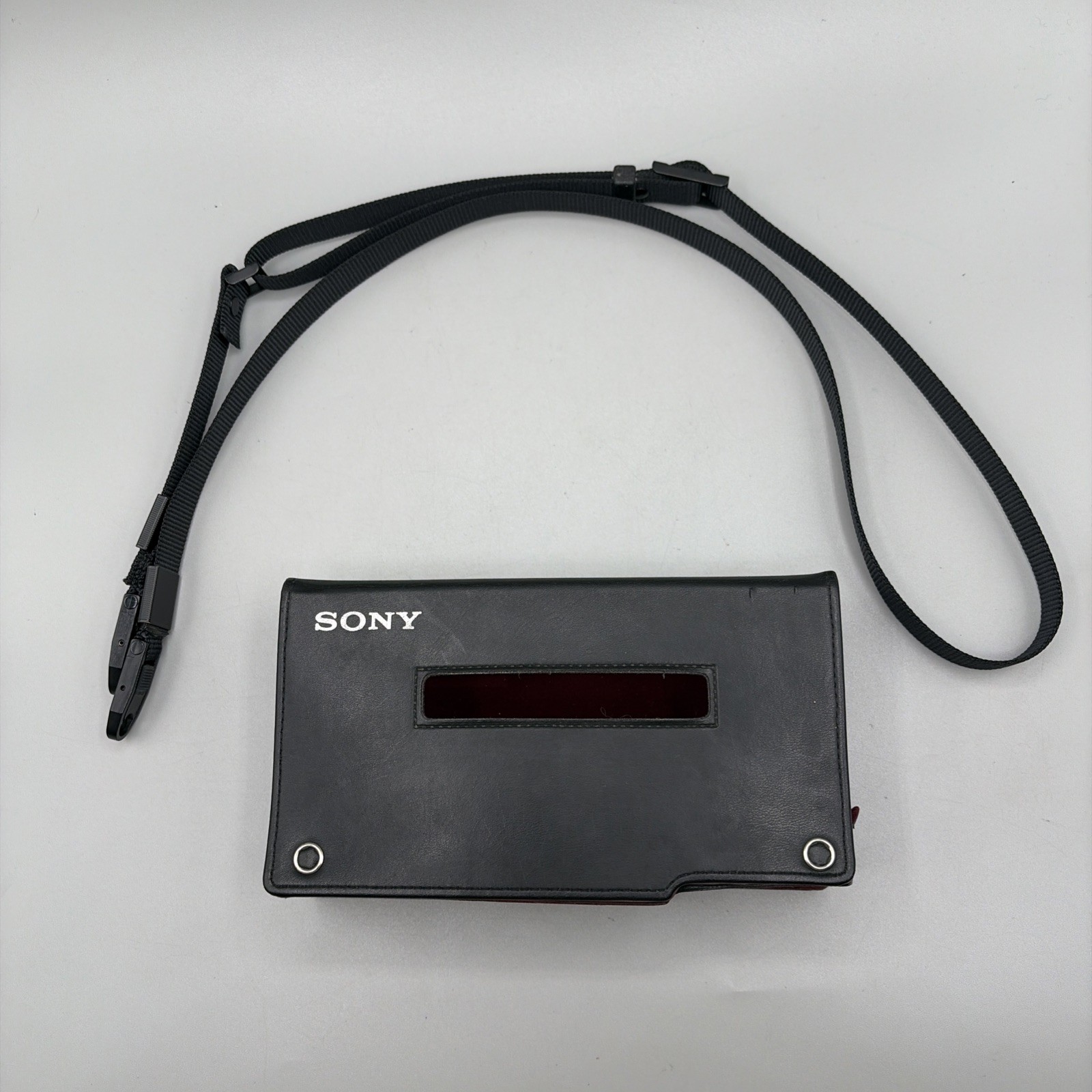 Sony Walkman WM-D6C D6 OEM Leather Case & Strap Sony Walkman WM-D6C D6 OEM Leather Case & Strap