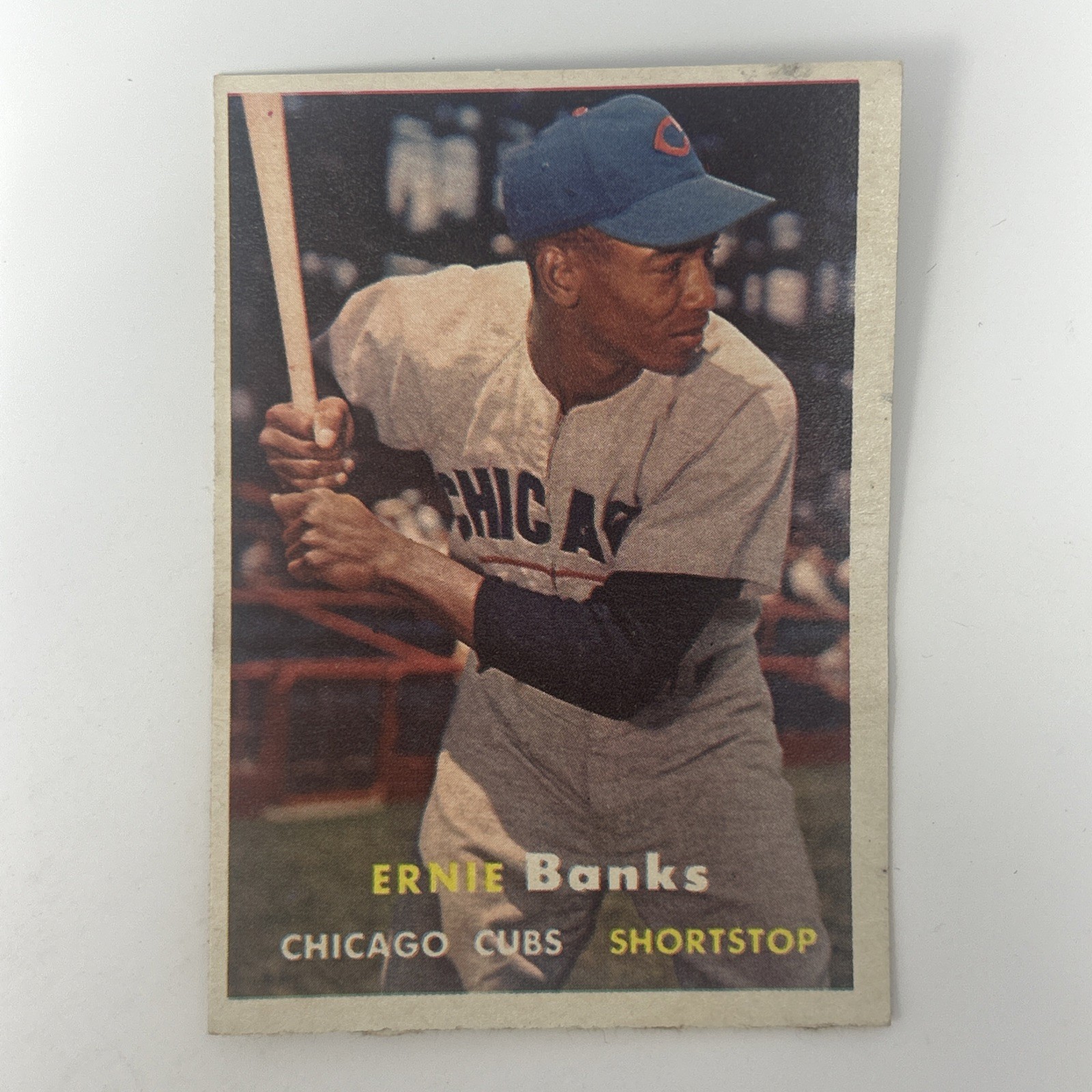 1957 Topps - Ernie Banks #55 1957 Topps - Ernie Banks #55