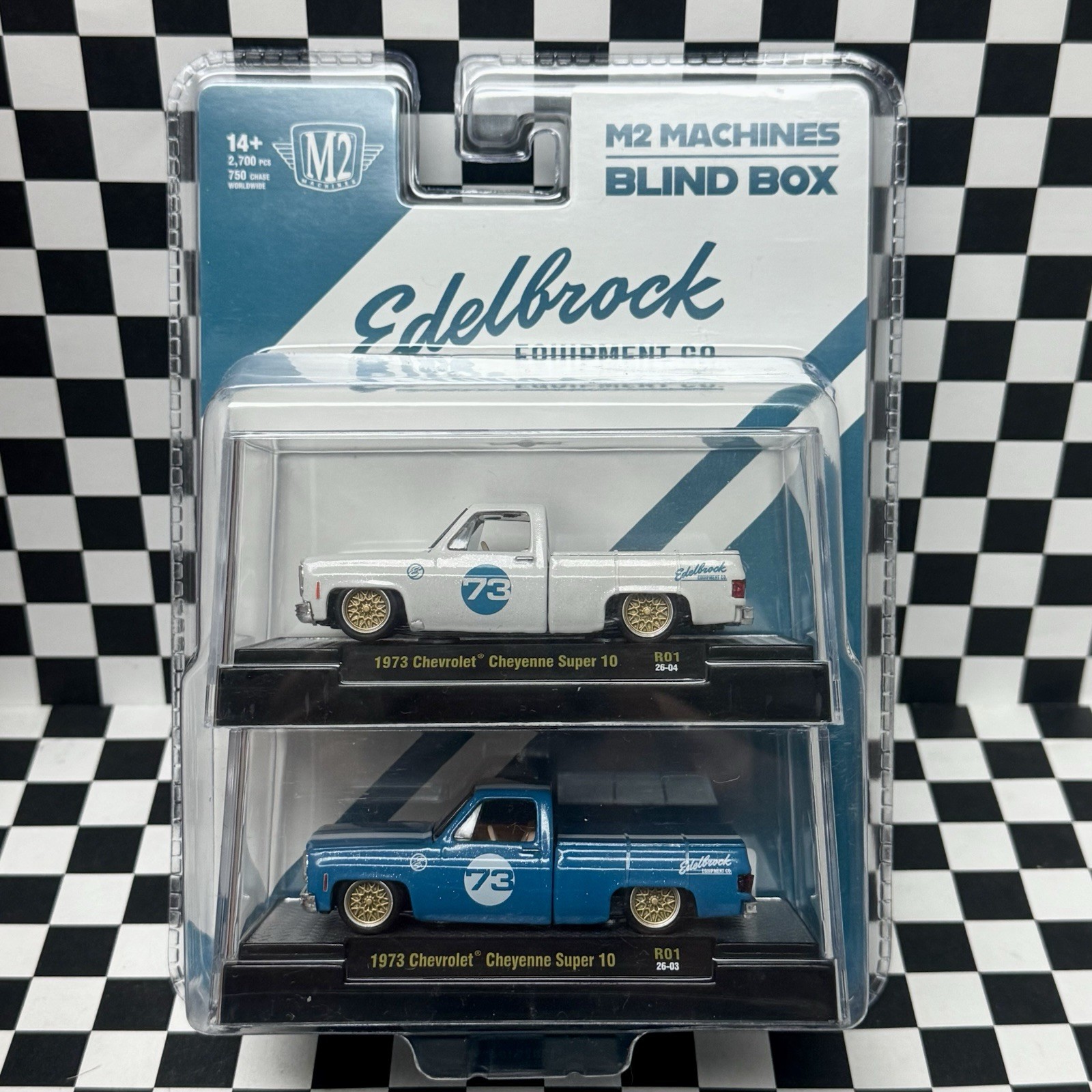 M2 Machines Blind Box Edelbrock 1973 Chevrolet Cheyenne Super 10 1:64 Opened. M2 Machines Blind Box Edelbrock 1973 Chevrolet Cheyenne Super 10 1:64 Opened.