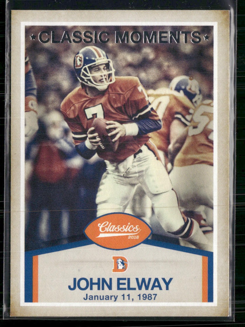 2016 Panini Classics #19 John Elway Classic Moments 2016 Panini Classics #19 John Elway Classic Moments