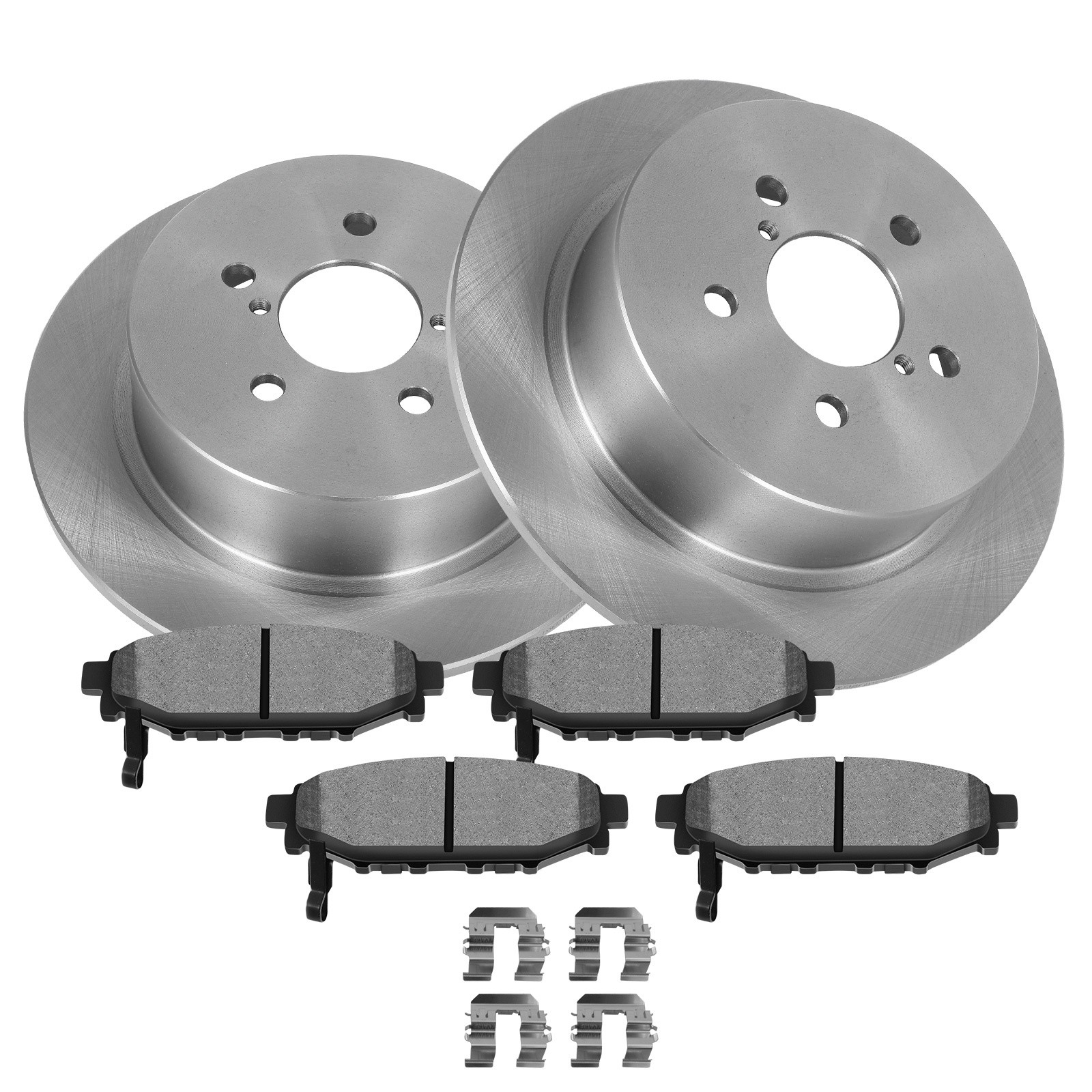 Rear Brake Rotors & Ceramic Pads For Subaru Outback 2005 2006 2007 2008 2009
