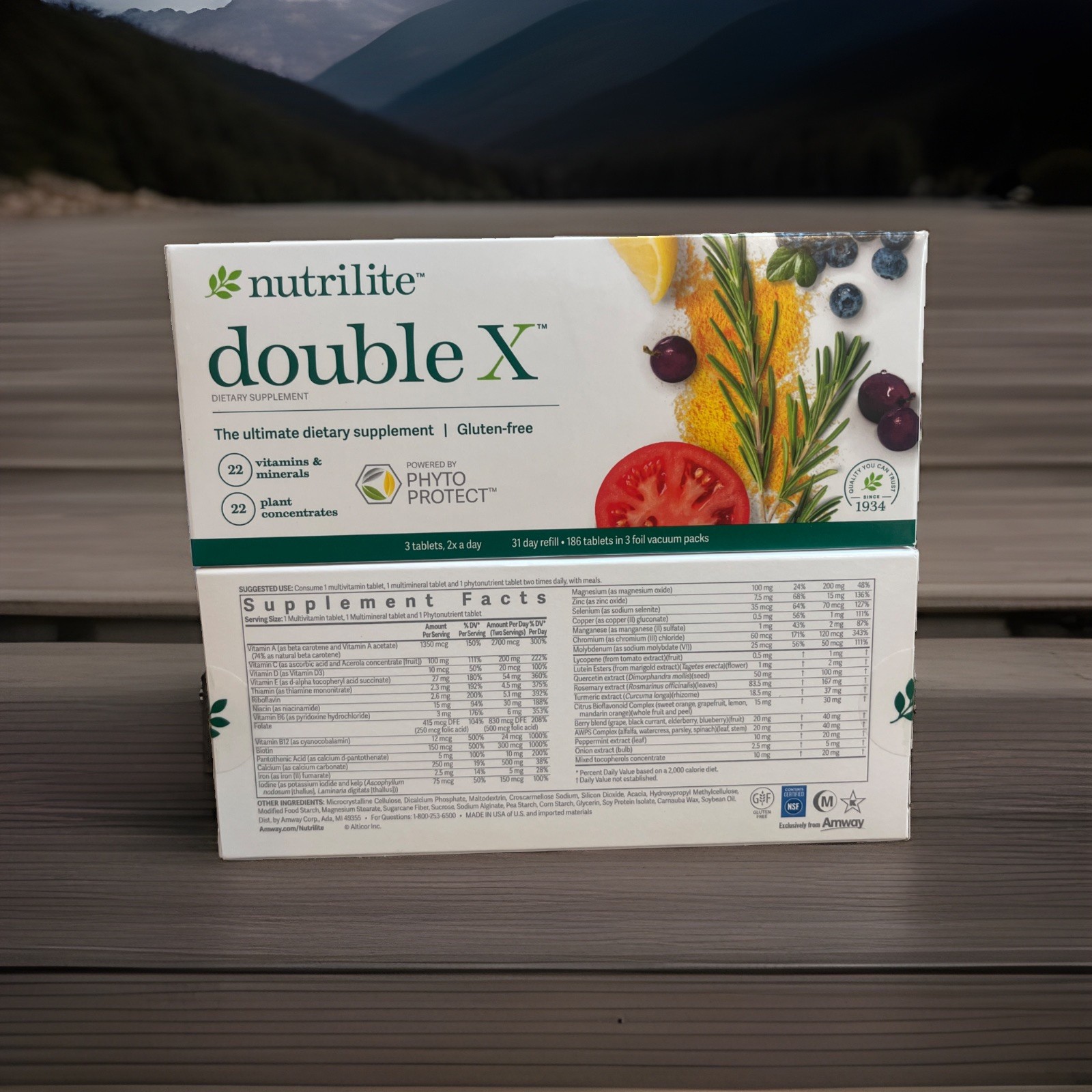 FREE SHIPPING - NEW AMWAY Nutrilite Double X Multivitamin -31 Day Supply -03/28 FREE SHIPPING - NEW AMWAY Nutrilite Double X Multivitamin -31 Day Supply -03/28