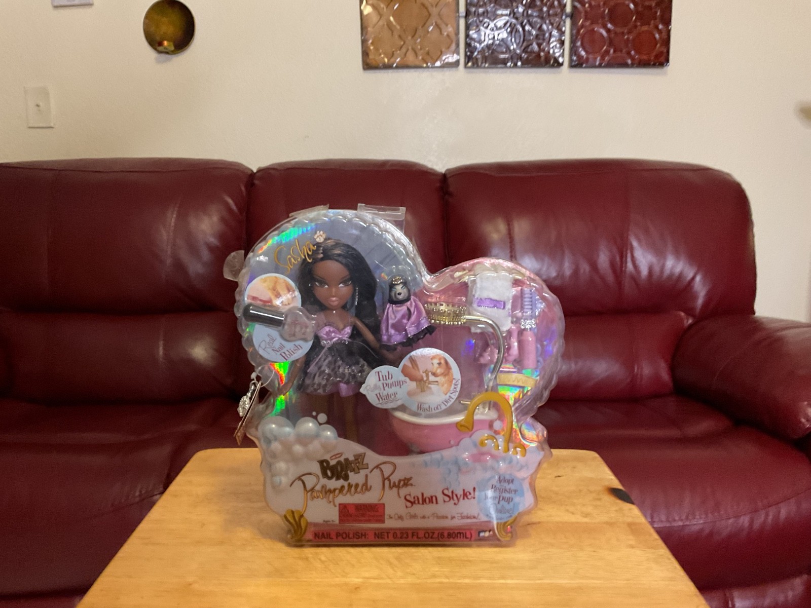 Vintage 2007 Bratz Pampered Pupz Salon Style Sasha doll by MGA Entertainment.