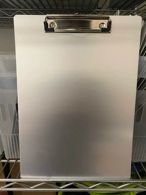 Aluminum Clipboard 9in x 12in Aluminum Clipboard 9in x 12in