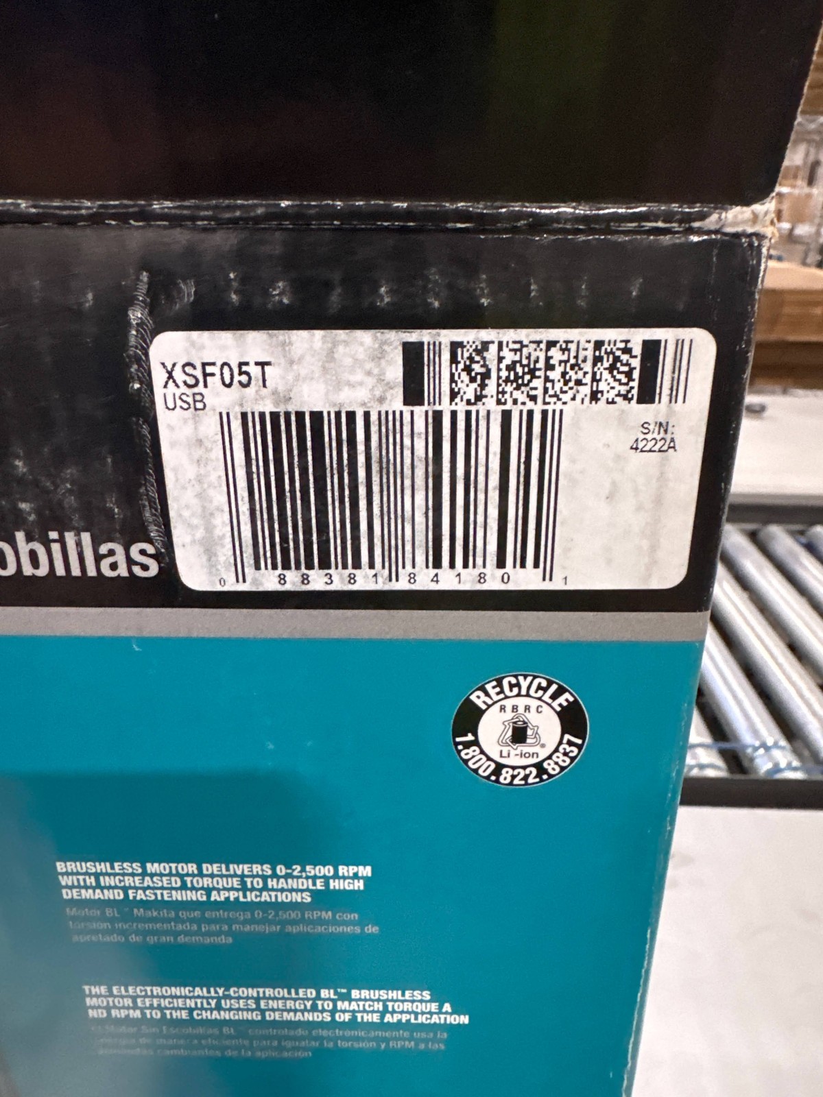 BLUE/BLACK - MAKITA 18V 5.0 AH LXT LITHIUM-ION BRUSHLESS CORDLESS 2500 RPM