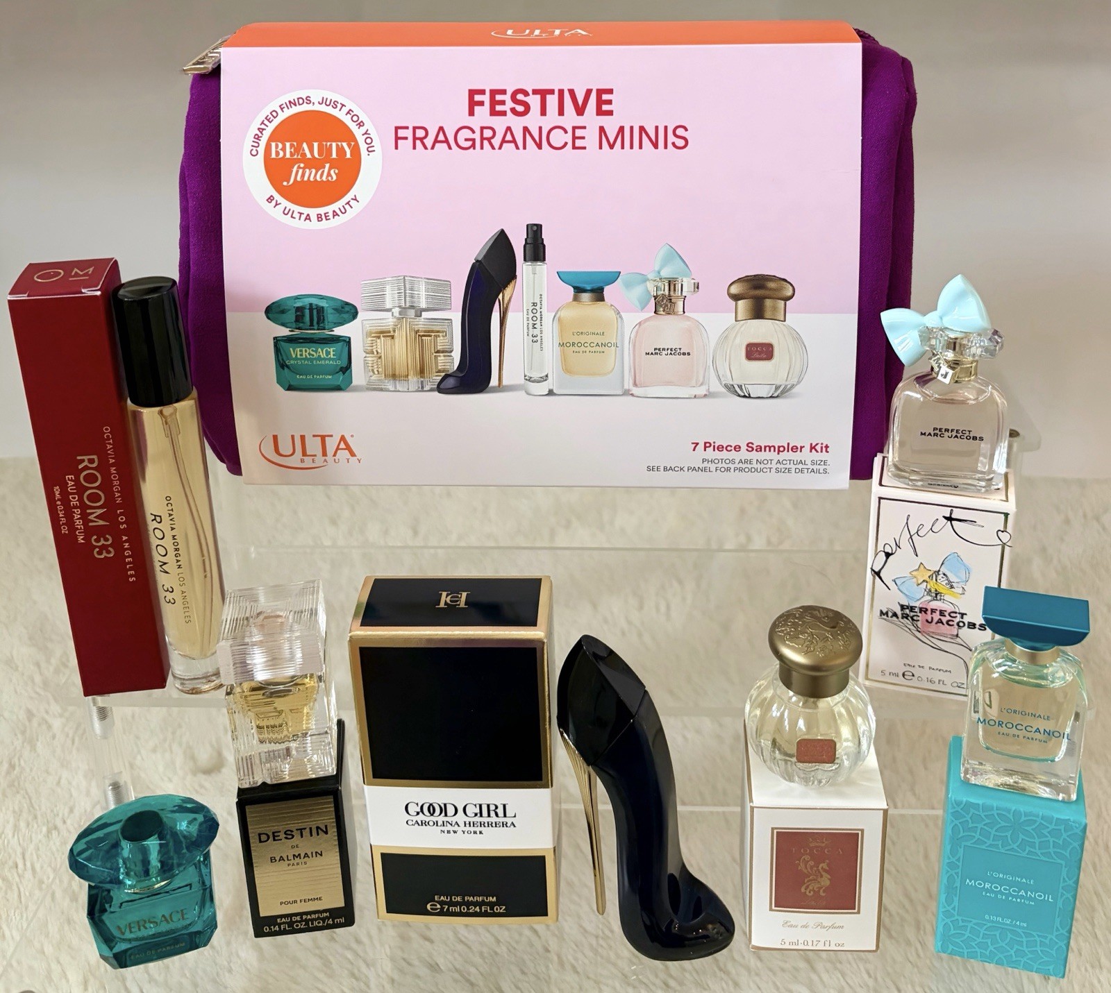 Ulta Festive Fragrance Minis Set - 7 Piece 2026 Women’s Holiday Perfume Gift Ulta Festive Fragrance Minis Set - 7 Piece 2026 Women’s Holiday Perfume Gift