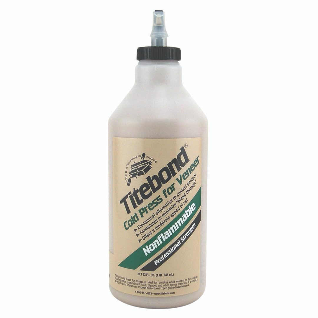Titebond Cold Press Veneer Adhesive 32oz Non Toxic Economical Contact Cement Titebond Cold Press Veneer Adhesive 32oz Non Toxic Economical Contact Cement