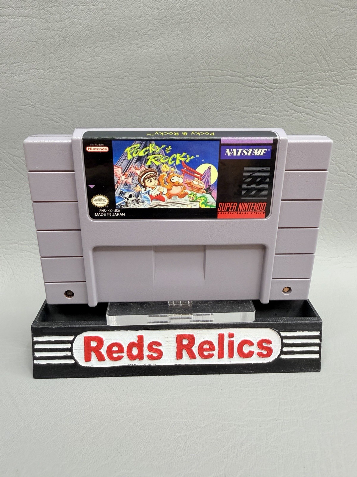 Pocky & Rocky (Super Nintendo SNES, 1992) Cartridge Only - Authentic - Rare