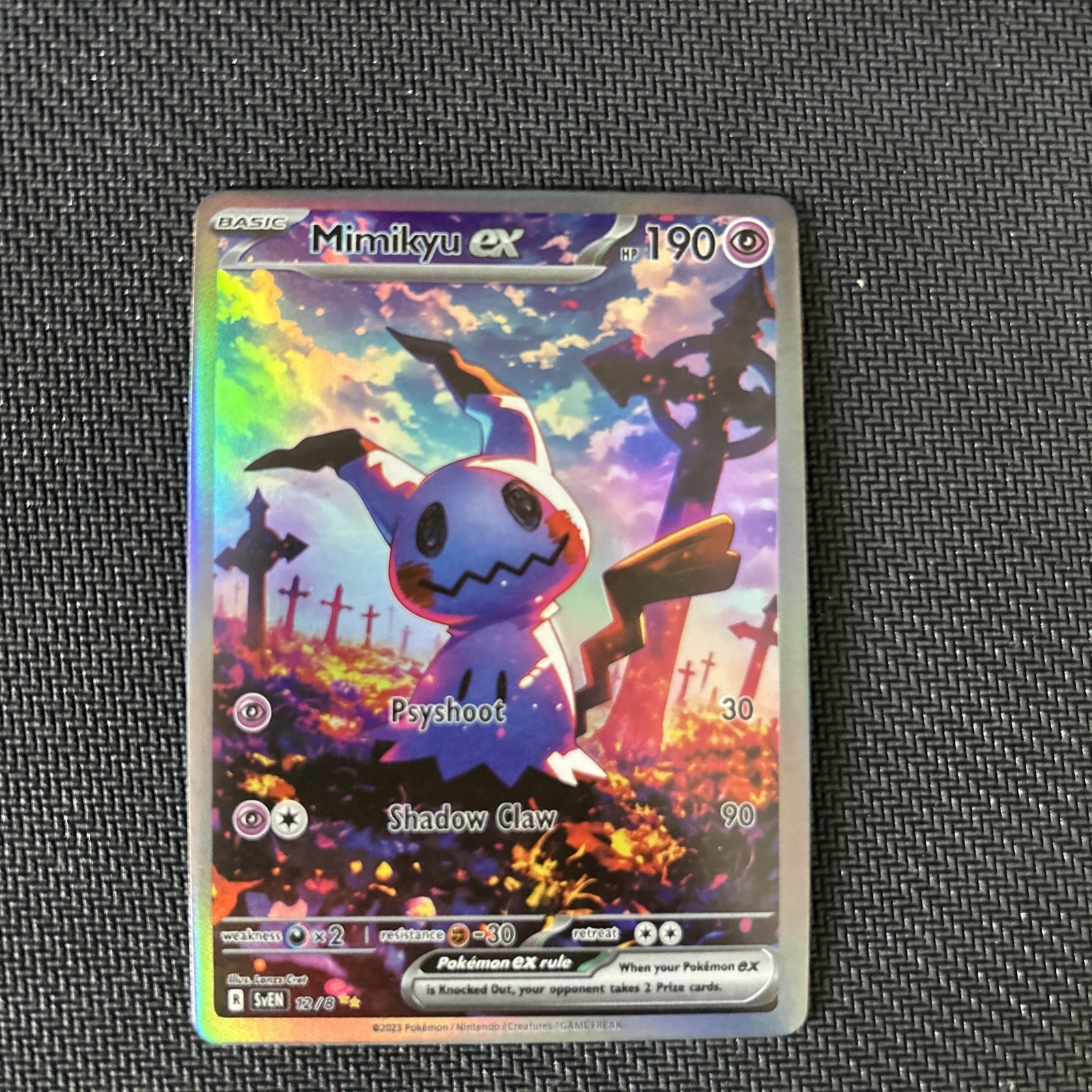Pokemon Mimikyu Special Doujin Art Holo Card Pokemon Mimikyu Special Doujin Art Holo Card