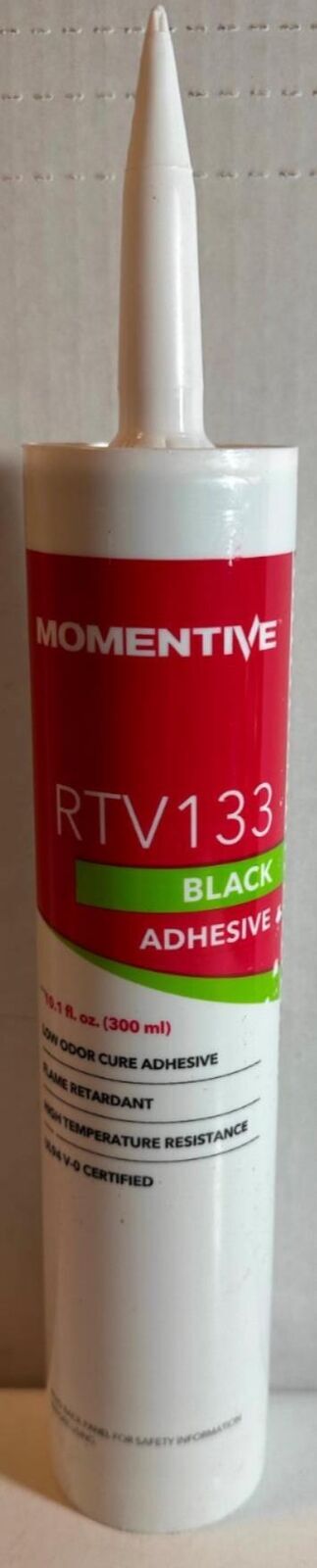 Momentive Performance Materials RTV 133 Silicone Rubber Adhesive Sealant Tube Momentive Performance Materials RTV 133 Silicone Rubber Adhesive Sealant Tube