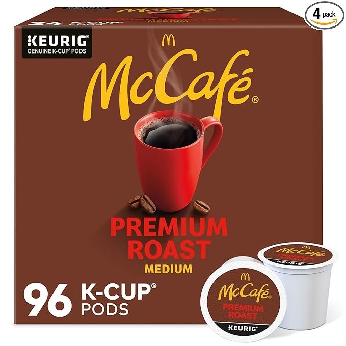 McCafe, Premium Roast Coffee, Keurig Single Serve K-Cup Pods, 96 Count