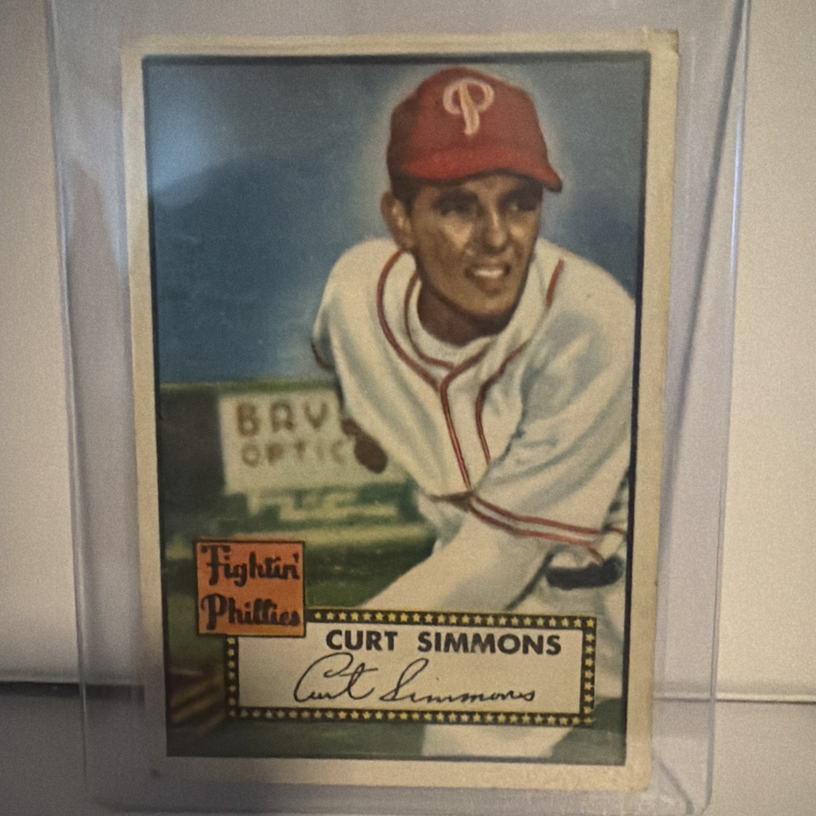 1952 Topps Gray Back #203 Curt Simmons. VG 1952 Topps Gray Back #203 Curt Simmons. VG