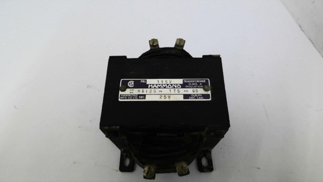 Hammond H612G Single Phase Transformer 115V Input 25V Output 175kVA 