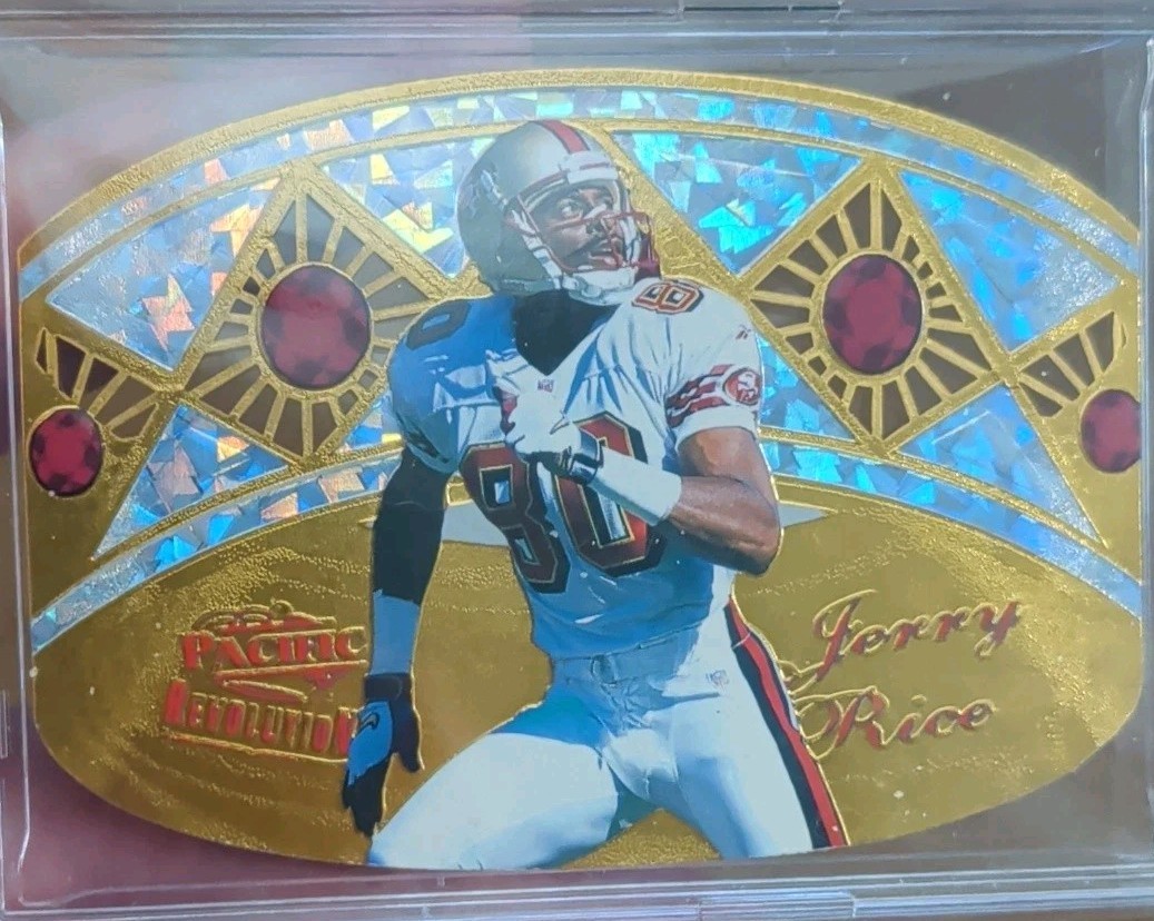 1997 Pacific Revolution - Ring Bearers Jerry Rice #12 49ers GOAT 1997 Pacific Revolution - Ring Bearers Jerry Rice #12 49ers GOAT