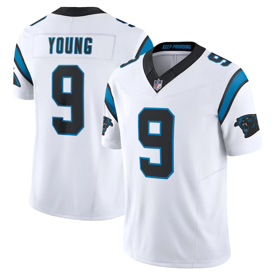 NWT Men\'s Panthers #9 Bryce Young Collection Player Stitched Jersey NWT Men\'s Panthers #9 Bryce Young Collection Player Stitched Jersey