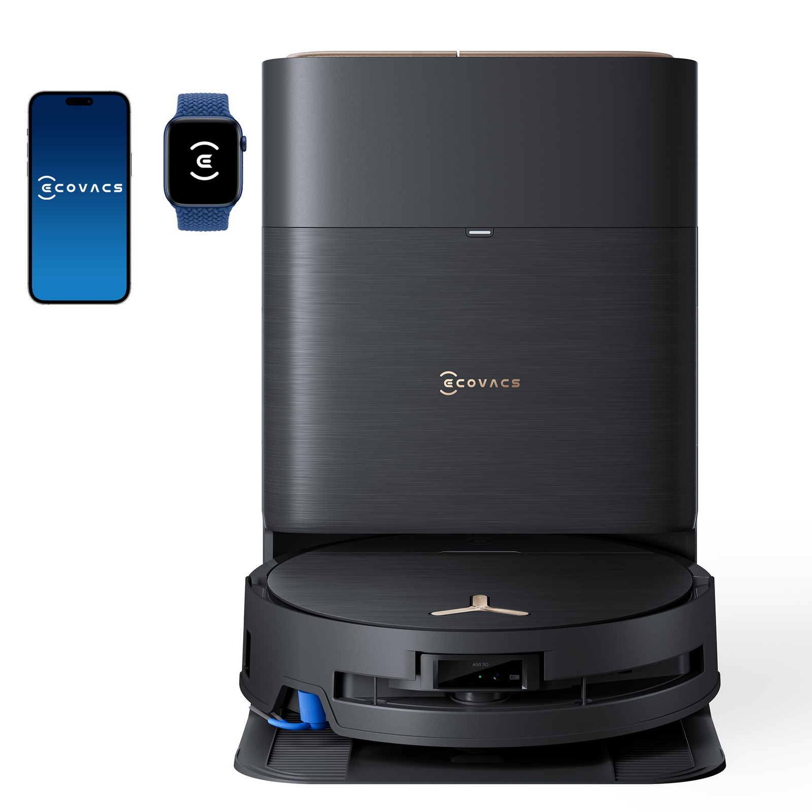 ECOVACS DEEBOT X9 PRO Omni Robot Vacuum Roller Instant Mop-Certified Refurbished